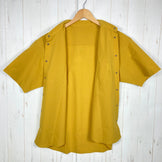 Men's Small Yellow Ridge Mountain Gear Basic Short Sleeve Shirt in Rustic Mustard, Polyester, Top, Undershirt