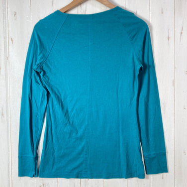 【Women's XS ブルー系】 2010 Patagonia ( パタゴニア ) オーバトー トップ OZG 生産終了モデル 入手困難 オーガニックコットン ウェア トップス インナー シャツ ロングスリーブTシャツ クルーネック コットン z00059886 OZ