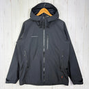 【Men's L ブラック系】 Mammut ( マムート ) アヤコ プロ HS フーデッド ジャケット AF メンズ Ayako Pro HS Hooded Jacket AF Men 0001 black GORE-TEX 2レイヤー 防水透湿 ポリエステル-1