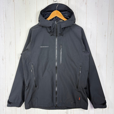【Men's L ブラック系】 Mammut ( マムート ) アヤコ プロ HS フーデッド ジャケット AF メンズ Ayako Pro HS Hooded Jacket AF Men 0001 black GORE-TEX 2レイヤー 防水透湿 ポリエステル