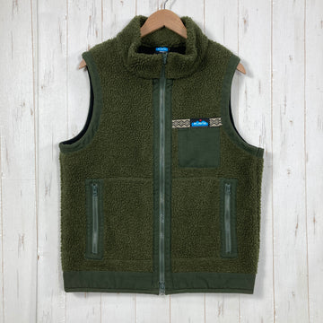 【Men's M グリーン系】 Kavu ( カブー ) ボア ベスト Boa Vest ポリエステル ウェア トップス ベスト フリース z00061397  フリース ベスト トップス ウェア