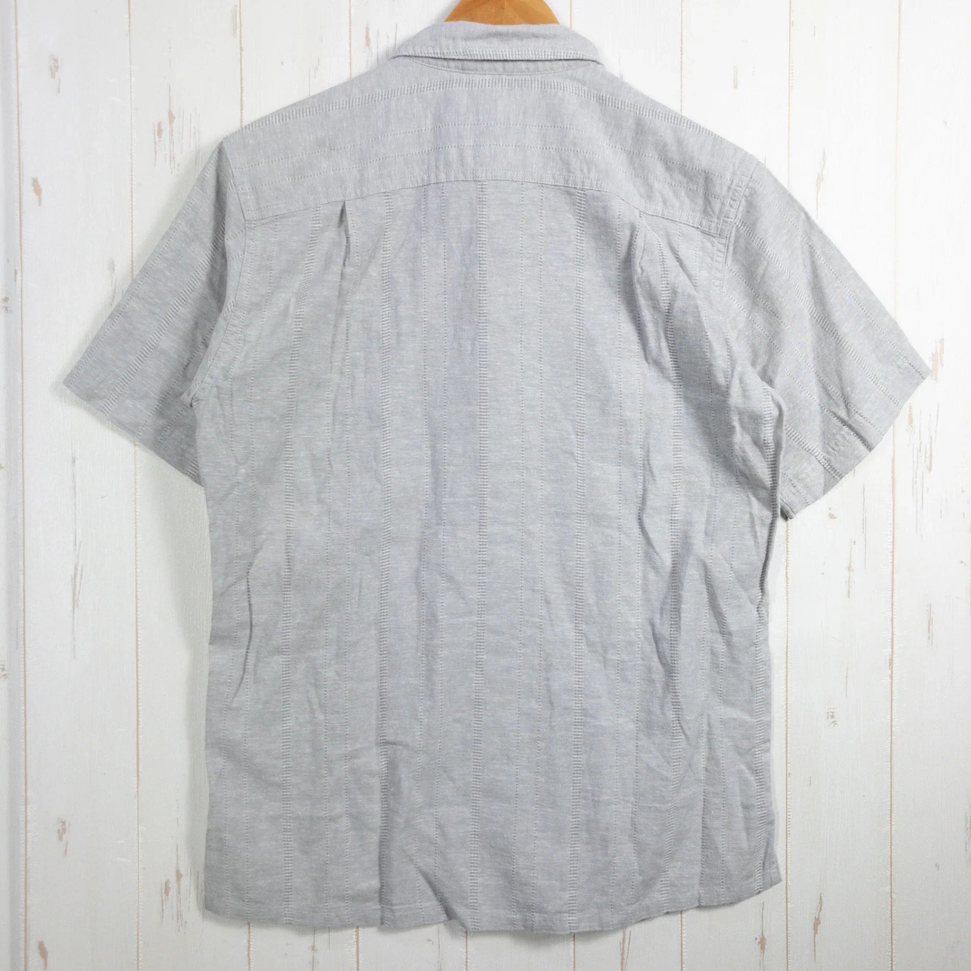 【Men's S グレー系】 2025 Patagonia ( パタゴニア ) バック ステップ シャツ Back Step Shirt SLDS / Salt Grey ヘンプ ウェア トップス インナー シャツ ショートスリーブシャツ コットン z000526 - 【公式】2ndGEAR（セカンドギア）Webショップ【登山用品・アウトドア用品専門 買取販売店】
