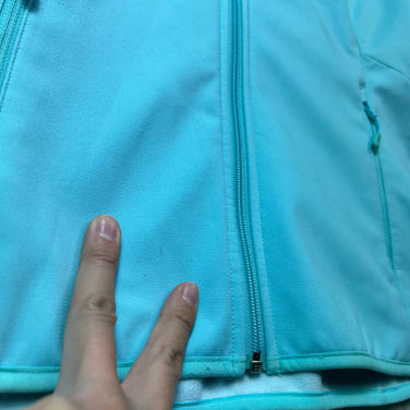 Jackwolfskin Storm Lock Softshell Jacket, Women's Medium, Blue, Polyester, Top, Outerwear, Softshell Jacket, z000547