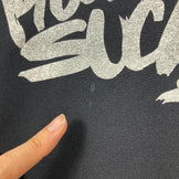 Women's Small Black Answer4 Running Sucks! 01 T-shirt, Polyester, Short Sleeve Crew Neck, Synthetic Fabric, Top, Undershirt, z00