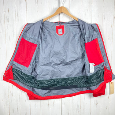 Women's Large Red Montbell Stream Jacket, Nylon, Hardshell Outerwear, GORE-TEX (Z00053738)