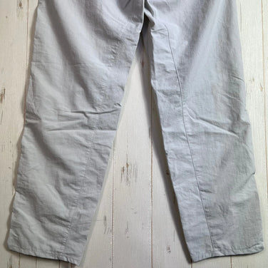 Yamatomichi (Yama to Michi) Women's L-Tall 5-Pocket Pants, Glacier White, Polyester, Long Pants, z00054056