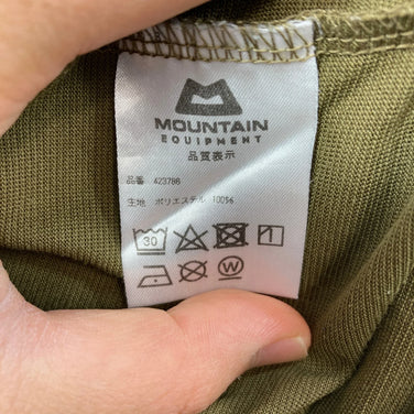 【Men's M ベージュ系】 Mountain Equipment ( マウンテンイクイップメント ) ポケット ティー POCKET TEE ポリエステル ウェア トップス インナー シャツ ショートスリーブTシャツ クルーネック 化繊 z00057786  化