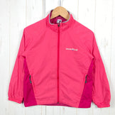 Montbell Light Shell Jacket, Kids' Size 120, Pink. Nylon Windshell Jacket. (z00054036)