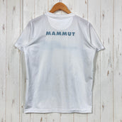【Men's S ホワイト系】 Mammut ( マムート ) QD ロゴ プリント Tシャツ アジアンフィット QD Logo Print T-Shirt AF Men 速乾 ポリエステル100% ポリエステル ウェア トップス インナー シャツ ショートスリーブ