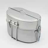 【OneSize シルバー系】 Evernew ( エバニュー ) 山岳飯盒弐型 アルミ クックウェア クッカー コッフェル z00053244  クッカー コッフェル クックウェア