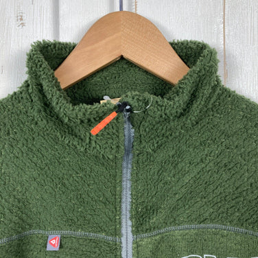 男女通用大号绿色 Omm Core 抓绒外套，运动抓绒，保暖透气，涤纶材质，外套，夹克，抓绒，z00053959