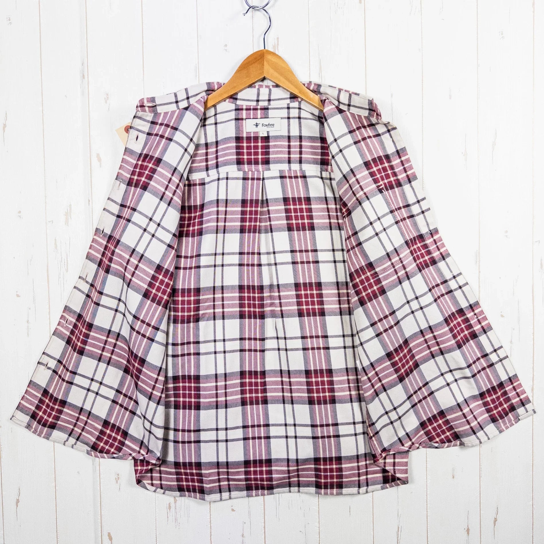 【Women's L レッド系】 Foxfire ( フォックスファイヤー ) TS スタンダード チェック シャツ TS Standard Check Shirt ポリエステル ウェア トップス インナー シャツ ロングスリーブシャツ 化繊 z00052275 化 - 【公式】2ndGEAR（セカンドギア）Webショップ【登山用品・アウトドア用品専門 買取販売店】