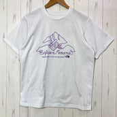 【Men's M ホワイト系】 The North Face ( ザ・ノースフェイス ) ショート スリーブ エクスプロール ソース マウンテン ティー S/S Explore Source Mountain Tee ポリエステル ウェア トップス インナー シャツ
