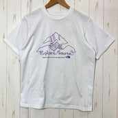 【Men's M White】 The North Face S/S Explore Source Mountain Tee Polyester Wear Tops Inner Shirt