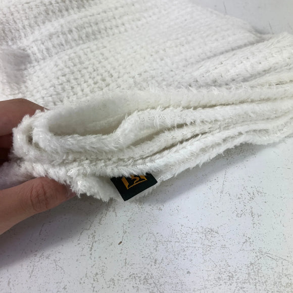 【OneSize ホワイト系】 Sansou Iijima（山荘飯島） 山 アルファ マフラー ポリエステル ウェア ウェア小物 ネックウェア マフラー スカーフ z00059985  マフラー スカーフ ネックウェア ウェア小物 ウェア