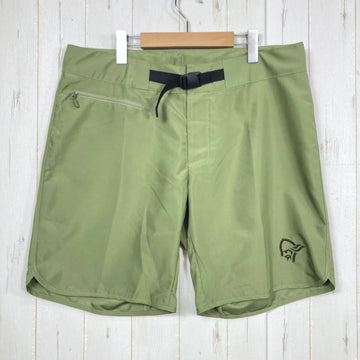 【Men's M グリーン系】 Norrona ( ノローナ ) フェムンド サイレント グリッド ショーツ Femund Silent Grid Shorts 2718-25 3006 Loden Green z00058272 3006 Loden Green