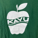 【Men's M Green】 Kavu Apple Tee Cotton Wear Tops Inner Shirt Short Sleeve T-shirt Crew Neck Cotton z00058407 Cotton Short Sleeve T-shirt Crew Neck
