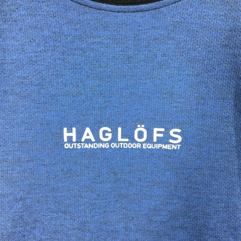 【男款M蓝色系列】Haglofs Old Polartec T恤国际男士合成纤维短袖T恤圆领内搭衬衫上衣