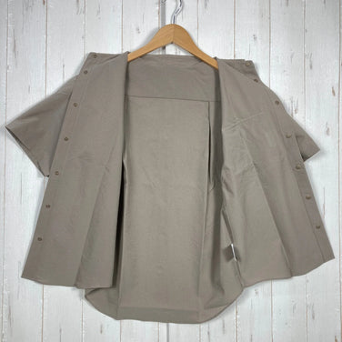 Women's Small Beige Ridge Mountain Gear Basic Short Sleeve Shirt, Tawny Brown, Polyester, Top, Undershirt