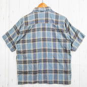 男式小号灰色 2008 Patagonia 空调衬衫（A/C 衬衫）- 已停产且难以找到 - 有机棉上衣、汗衫、短袖、棉质、z000528