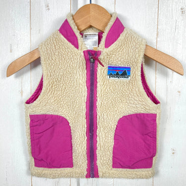 [Boys' Size 12M Beige] 2012 Patagonia Retro X Vest NRU Polyester Fleece Vest z00054037 NRU Fleece Vest Tops