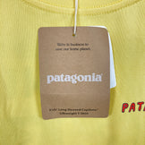 [Kid's XXL Yellow] 2024 Patagonia Long Sleeve Capilene Silkweight T-Shirt, TKAM Polyester, Innerwear Top
