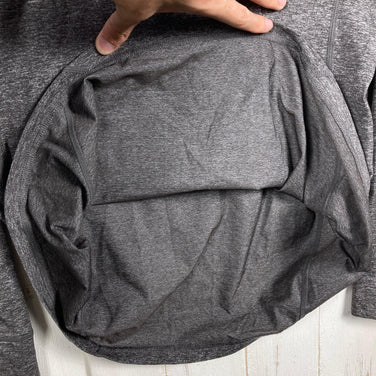 Teton Bros Vapor Long Sleeve Women's Size L (Gray) - Polyester Crew Neck T-Shirt, Synthetic Fabric, Long Sleeve, Shirt, Top, Undershirt, Long Sleeve, Size Z00054055