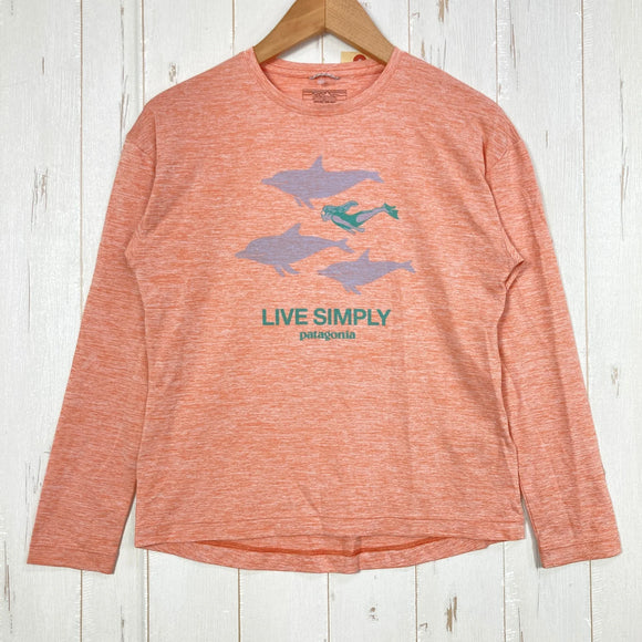 【Kid's M ピンク系】 2021 Patagonia ( パタゴニア ) キャプリーン クール デイリー カットソー LPME ポリエステル ウェア トップス インナー シャツ ショートスリーブTシャツ クルーネック 化繊 z00054032 LPME 化繊