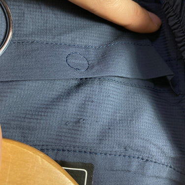 Men's Size L Navy The North Face Swallowtail Vent Hoodie Nylon Windshell Jacket (z00054899)