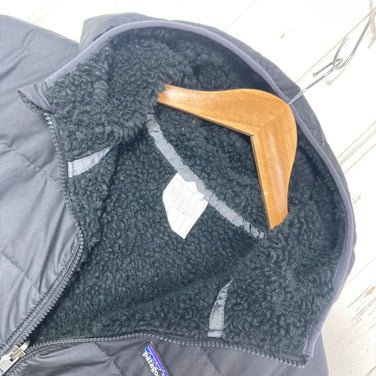 【童装 XXL 黑色系】 2022 Patagonia (巴塔哥尼亚) 可逆 Ready Freddy 连帽夹克 Reversible Ready Freddy Hoody INBK 涤纶 服装 上衣 外套 夹克 抓绒 z000