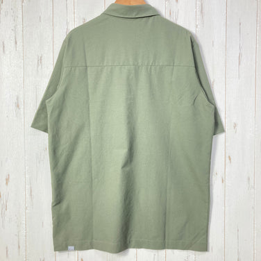 【Men's XS グリーン系】 Houdini ( フーディニ ) コスモシャツ Cosmo Shirt ポリエステル ウェア トップス インナー シャツ ショートスリーブシャツ 化繊 z00054818  化繊 ショートスリーブシャツ インナー シャツ トップス