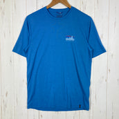 【Men's XS ブルー系】 2026 Patagonia ( パタゴニア ) キャプリーン クール デイリー シャツ '73 スカイライン Capilene Cool Daily Shirt - '73 Skyline SHRX ( Shore Blue - L
