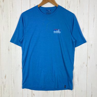【Men's XS ブルー系】 2026 Patagonia ( パタゴニア ) キャプリーン クール デイリー シャツ '73 スカイライン Capilene Cool Daily Shirt - '73 Skyline SHRX ( Shore Blue - L