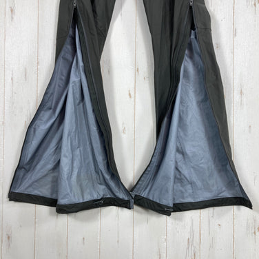 【Men's L グレー系】 Montbell ( モンベル ) ストレッチレイン フルジップパンツ Men's Stretch Rain Full Zip Pants ストレッチドライテック 3レイヤー サイドフルオープン ナイロン ウェア ボトムス ロングパン