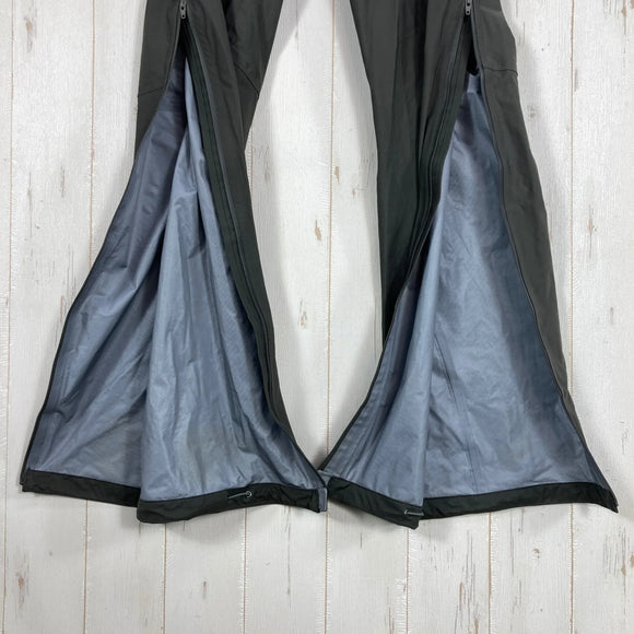 【Men's L グレー系】 Montbell ( モンベル ) ストレッチレイン フルジップパンツ Men's Stretch Rain Full Zip Pants ストレッチドライテック 3レイヤー サイドフルオープン ナイロン ウェア ボトムス ロングパン