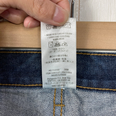 【Men's 34 ネイビー系】 2013 Patagonia ( パタゴニア ) レギュラー フィット ジーンズ レギュラー Regular Fit Jeans - Regular DKW ( Dark Wash ) オーガニックコットン100% デニム オーガニッ