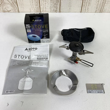 【OneSize グレー系】 Soto ( ソト ) マイクロレギュレーターストーブ Sod-300S + ウインドスクリーン Sod-451 Micro Regulator Stove シングルガスバーナー SOD-300S/SOD-451 バーナー ストーブ - 【公式】2ndGEAR（セカンドギア）Webショップ【登山用品・アウトドア用品専門 買取販売店】