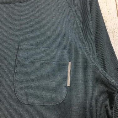 【Men's M ブルー系】 Atelier Blue Bottle ( アトリエブルーボトル ) × Sn Supernatural ハイカーズ リブ Tシャツ 8部袖 Hiker'S Rib T-Shirt 8Sleeve ウール 生産終了モデル 入手困難 S - 【公式】2ndGEAR（セカンドギア）Webショップ【登山用品・アウトドア用品専門 買取販売店】