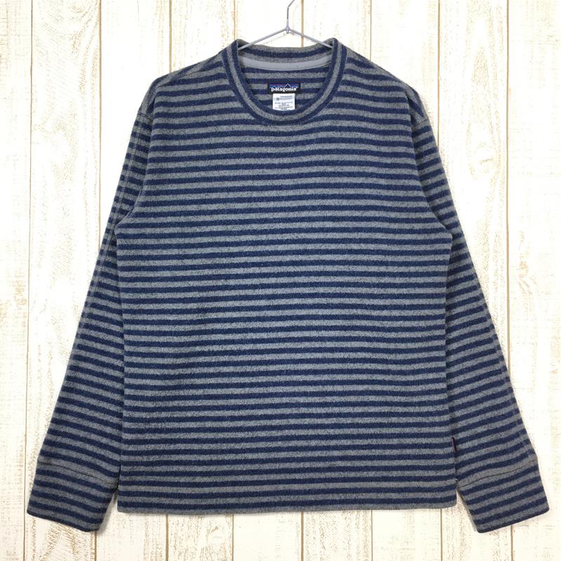 [Men's S Navy] Patagonia Felton Crew Wool Fleece Sweater Discontinued Model Hard to Find 50605 International Men's BOF Wool Long Sleeve T-Shirt Crew