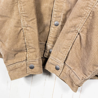 男式 M 米色 2020 Patagonia 绒毛衬里卡车司机夹克 (MJVK) - 停产款，难以找到 - 灯芯绒和有机棉上衣