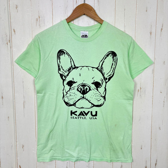【Men's S グリーン系】 Kavu ( カブー ) ドッグティー Dog Tee コットン ウェア トップス インナー シャツ ショートスリーブシャツ コットン z00054187  コットン ショートスリーブシャツ インナー シャツ トップス ウェア