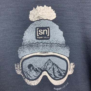 【Men's S ネイビー系】 Supernatural | Sn ( スーパーナチュラル ) ゴー ジーニー ティー GOGEANIE TEE メリノウール ウェア トップス インナー シャツ ショートスリーブTシャツ クルーネック ウール z00059251