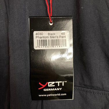 Yeti Phantom 男士长裤，48 码，黑色，尼龙材质，z00055547