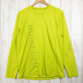 【Men's L イエロー系】 Montbell ( モンベル ) クールプリント ロングスリーブ ティー ポリエステル 1114233 Asian Men's 化繊 ロングスリーブTシャツ クルーネック インナー シャツ トップス ウェア - 【公式】2ndGEAR（セカンドギア）Webショップ【登山用品・アウトドア用品専門 買取販売店】