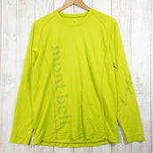 【Men's L イエロー系】 Montbell ( モンベル ) クールプリント ロングスリーブ ティー ポリエステル 1114233 Asian Men's 化繊 ロングスリーブTシャツ クルーネック インナー シャツ トップス ウェア - 【公式】2ndGEAR（セカンドギア）Webショップ【登山用品・アウトドア用品専門 買取販売店】