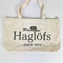 【OneSize ベージュ系】 Haglofs ( ホグロフス ) BYHB トート バッグ BYHB Tote Bag オーガニックコットン キャンバス ロゴ トートバッグ コットン バッグ ストレージ トートバッグ z00061732  トートバッグ バッグ ス-2