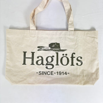 【OneSize ベージュ系】 Haglofs ( ホグロフス ) BYHB トート バッグ BYHB Tote Bag オーガニックコットン キャンバス ロゴ トートバッグ コットン バッグ ストレージ トートバッグ z00061732  トートバッグ バッグ ス - 0