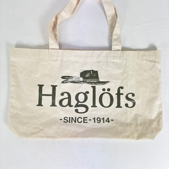 【OneSize ベージュ系】 Haglofs ( ホグロフス ) BYHB トート バッグ BYHB Tote Bag オーガニックコットン キャンバス ロゴ トートバッグ コットン バッグ ストレージ トートバッグ z00061732  トートバッグ バッグ ス