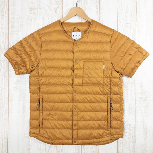 【Men's M ブラウン系】 Nanga ( ナンガ ) ダウン ティーシャツ Down Tee Short ダウン Asian Men's ダウンインサレーション アウター ジャケット トップス ウェア - 【公式】2ndGEAR（セカンドギア）Webショップ【登山用品・アウトドア用品専門 買取販売店】