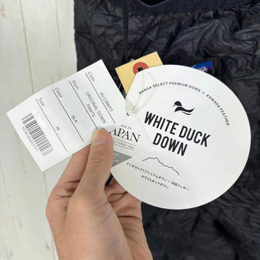 Nanga Original Down Pants H115 BLACK z00056065 Men's Medium Black Down Insulated Long Pants